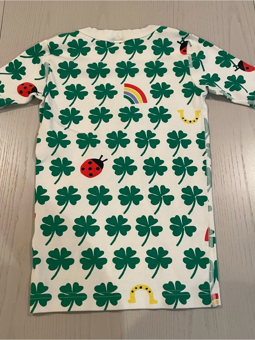 Hanna Andersson Shamrock HannaJams Pajama Set (Over the Rainbow) - Size 10 140